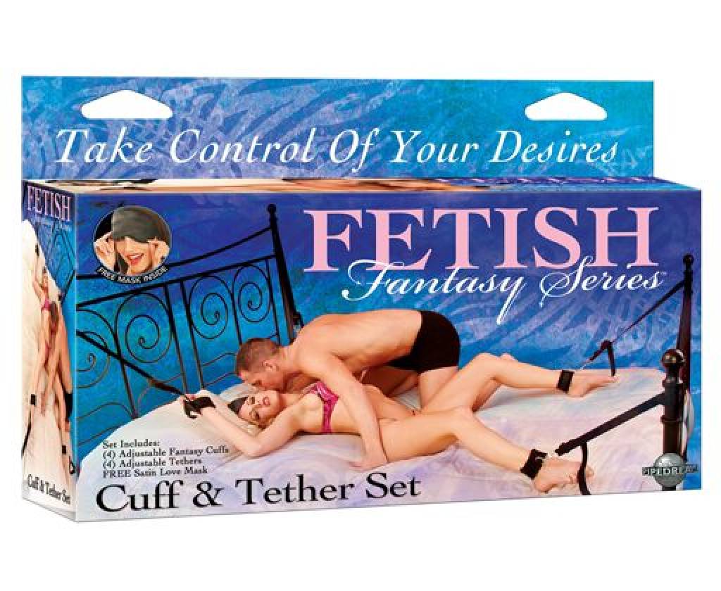 Fetish Fantasy Series Fetish Fantasy Cuff & Tether Set