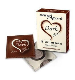 Condooms MoreAmore Dark Skin 3 condoms