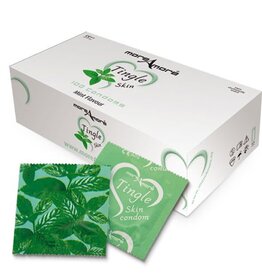 Condooms MoreAmore Tingle Skin Mint Condoms -100 pcs
