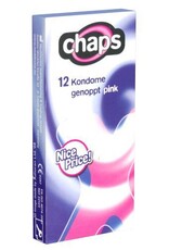 Condooms Chaps Genopte Roze Condooms - 12 stuks