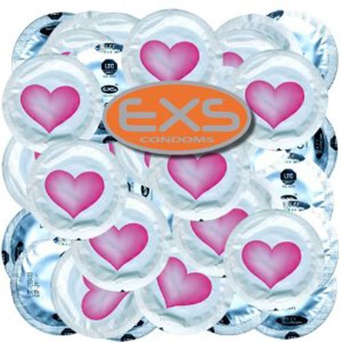 Condooms EXS Love Hearts - 100 condooms