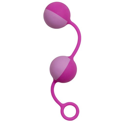 Purrfect Silicone Duo Tone Balls Pink