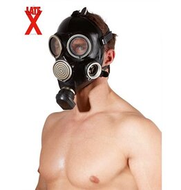 Fetish Fantasy Series Zwart latex gasmasker