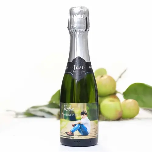 Flesje bubbles met gepersonaliseerd etiket