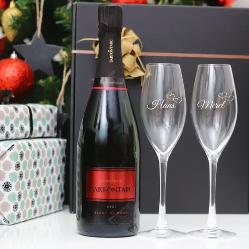 Coffret Cadeau Champagne Brialux avec gravure