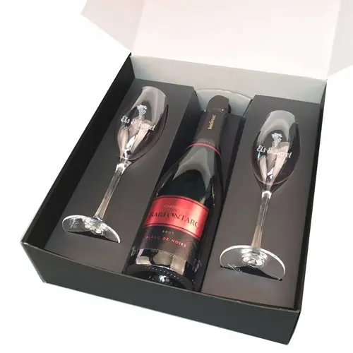 Coffret Cadeau Champagne Brialux avec gravure