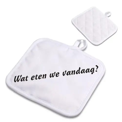 Pannenlap gepersonaliseerd