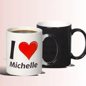 Mug Magique I love avec nom