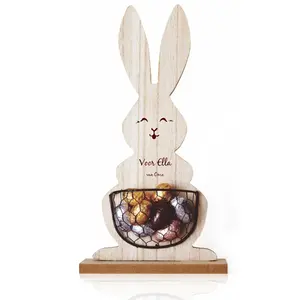 Brianto-L Lapin avec des oeufs en chocolat