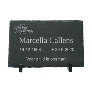 Leisteen met bedrukking Leisteen met bedrukking