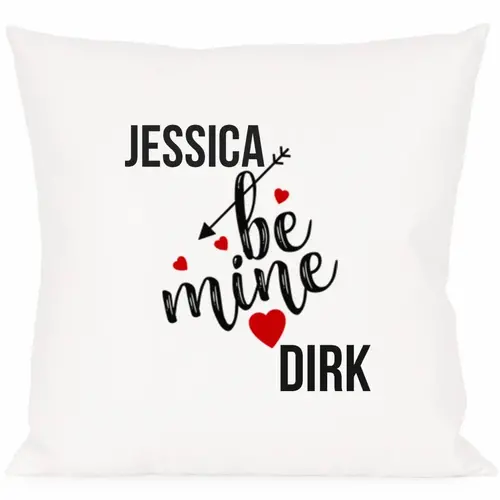 Coussin Valentin avec texte