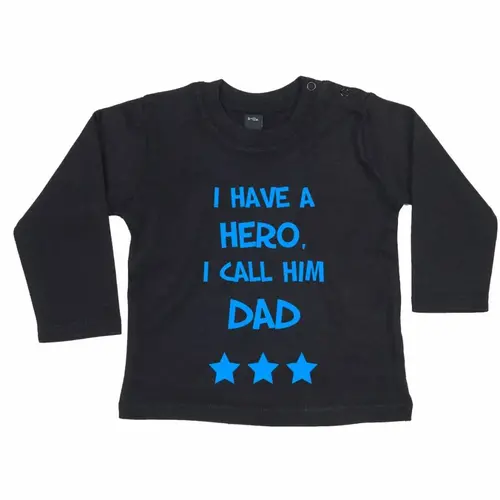 Baby T-shirt Lange Mouw met personalisatie