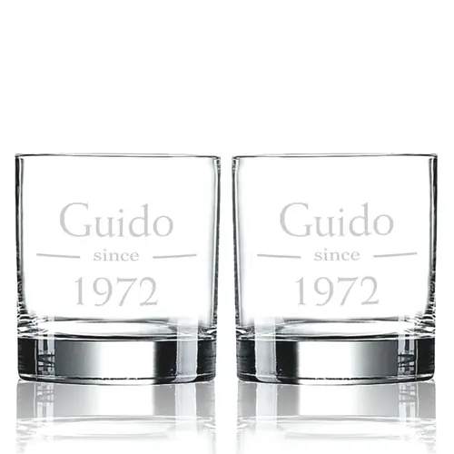 Verres à Whisky Islande avec gravure