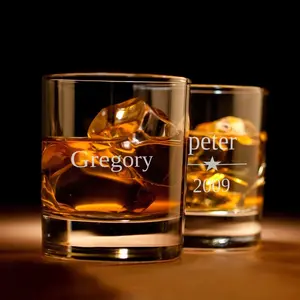 Whiskyglazen Da Vinci met personalisatie - Set van 2