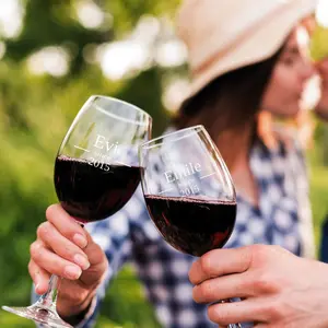 Verres à vin Lana avec personnalisation