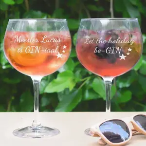 Gepersonaliseerde Gin en Tonic Glazen
