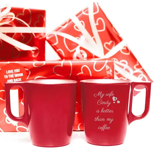 Mug Flashy avec texte et illustration