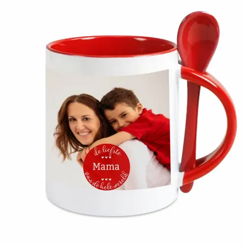 Mug avec Cuillère personnalisé