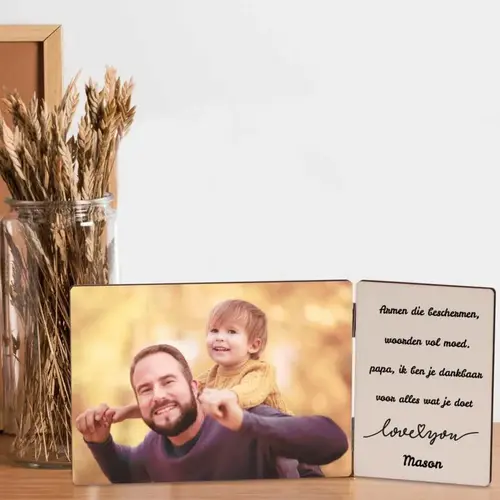 Tableau Photo Viralux avec photo et texte