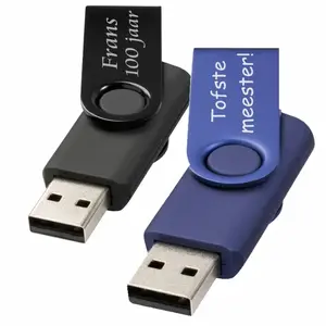 USB Stick Metallic 4GB met naam