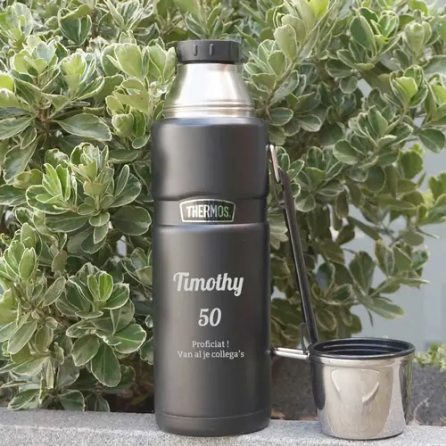 Thermos King isoleerfles gepersonaliseerd