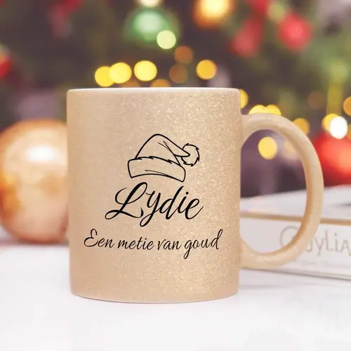 Mug à paillettes personnalisé