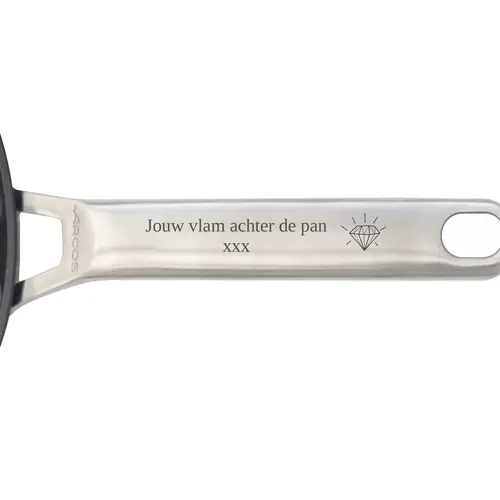 Top kwaliteit pan met gepersonaliseerde handgreep