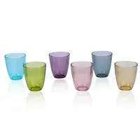 6  Streedfood verres colorés