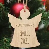 Pendentif de Noël en bois