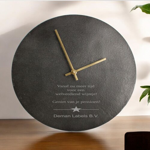 Horloge cheminé en metal personnalisée Horloge cheminé en metal personnalisée