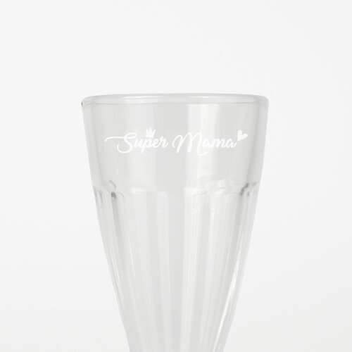 Verre à milkshake gravé