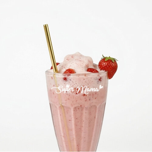 Verre à milkshake gravé