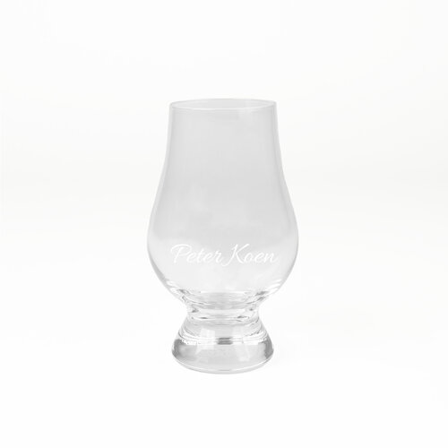 Whiskyglas met gravering Whiskyglas met gravering