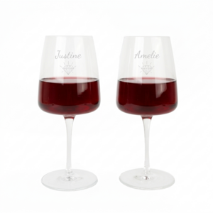 Coffret cadeau de verres à vin rouge type Planeo