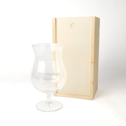 Bierglas Grand Cru met gravering Bierglas Grand Cru met gravering