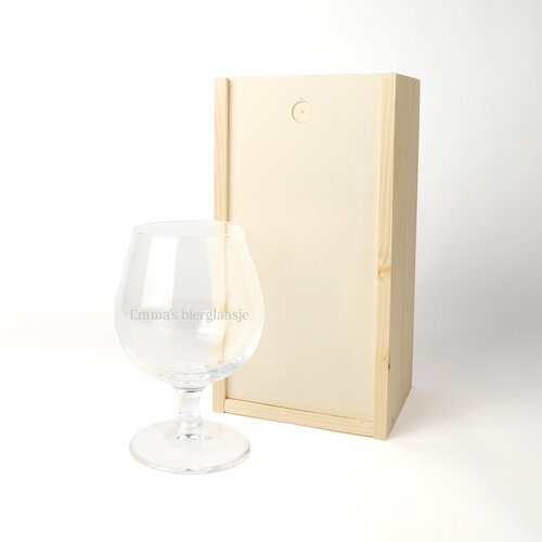 Gepersonaliseerde snifter bierglas Gepersonaliseerde snifter bierglas
