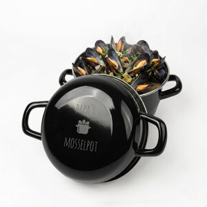 Mosselpot met naam