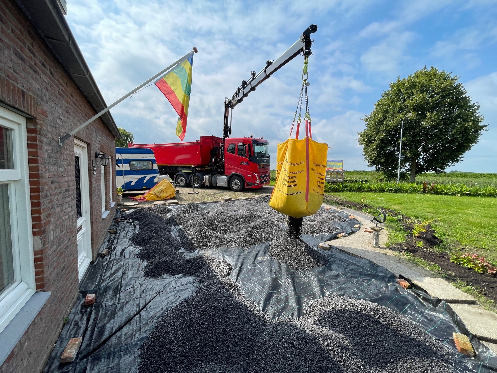 Basalt siersplit (bigbags)