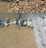 Nidaborder Galva 45 en 60 L-vorm kantopsluiting