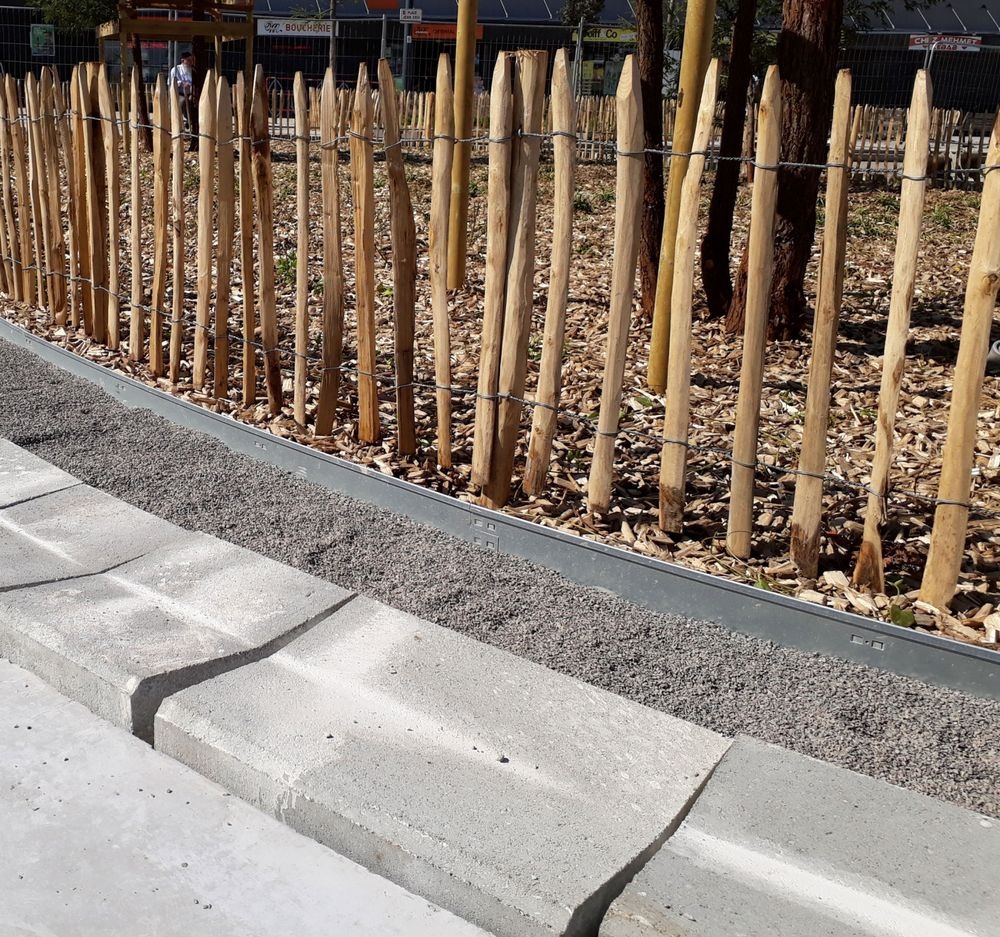 Nidaborder Galva 45 en 60 L-vorm kantopsluiting