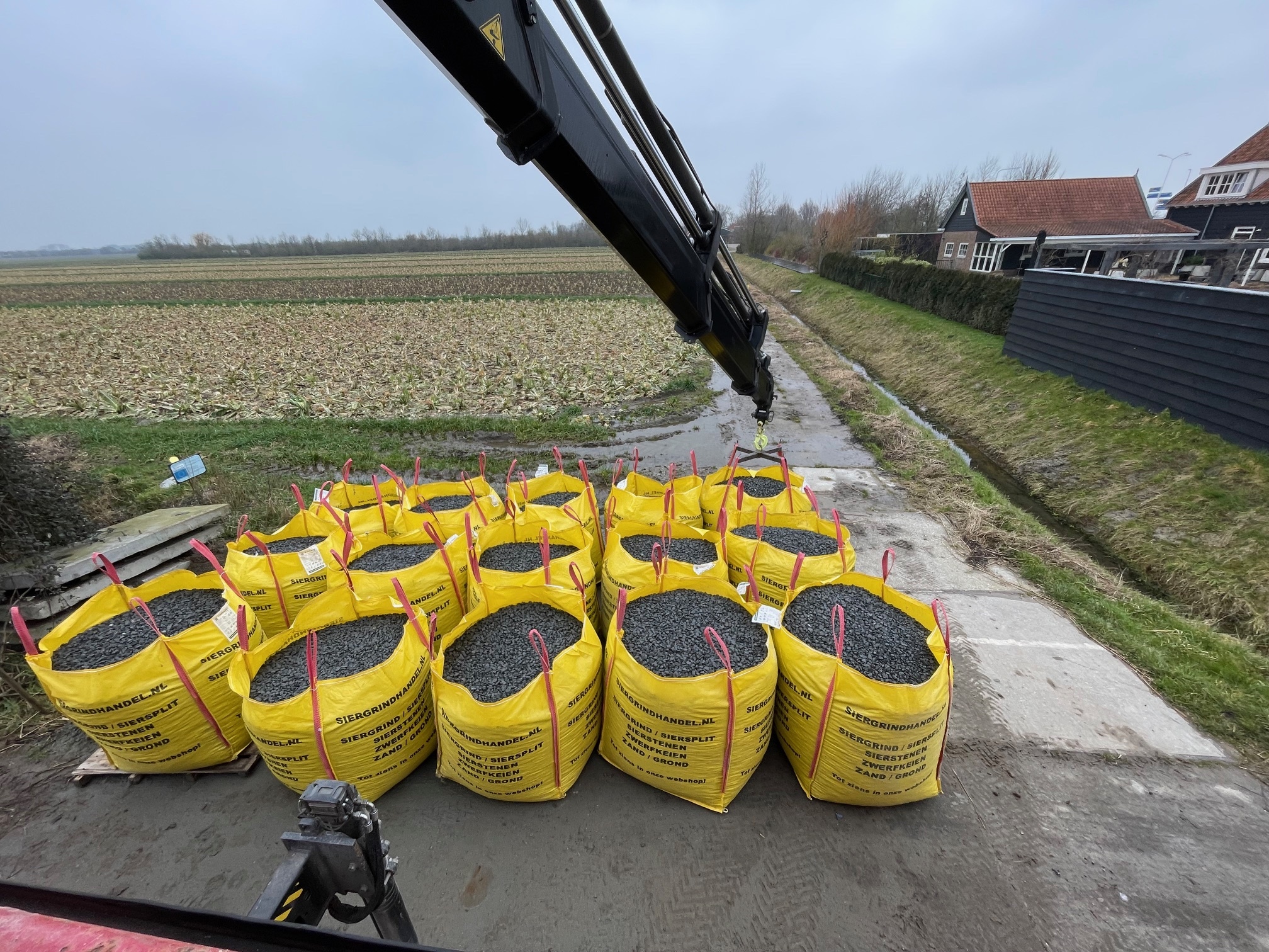 Basalt siersplit (bigbags)