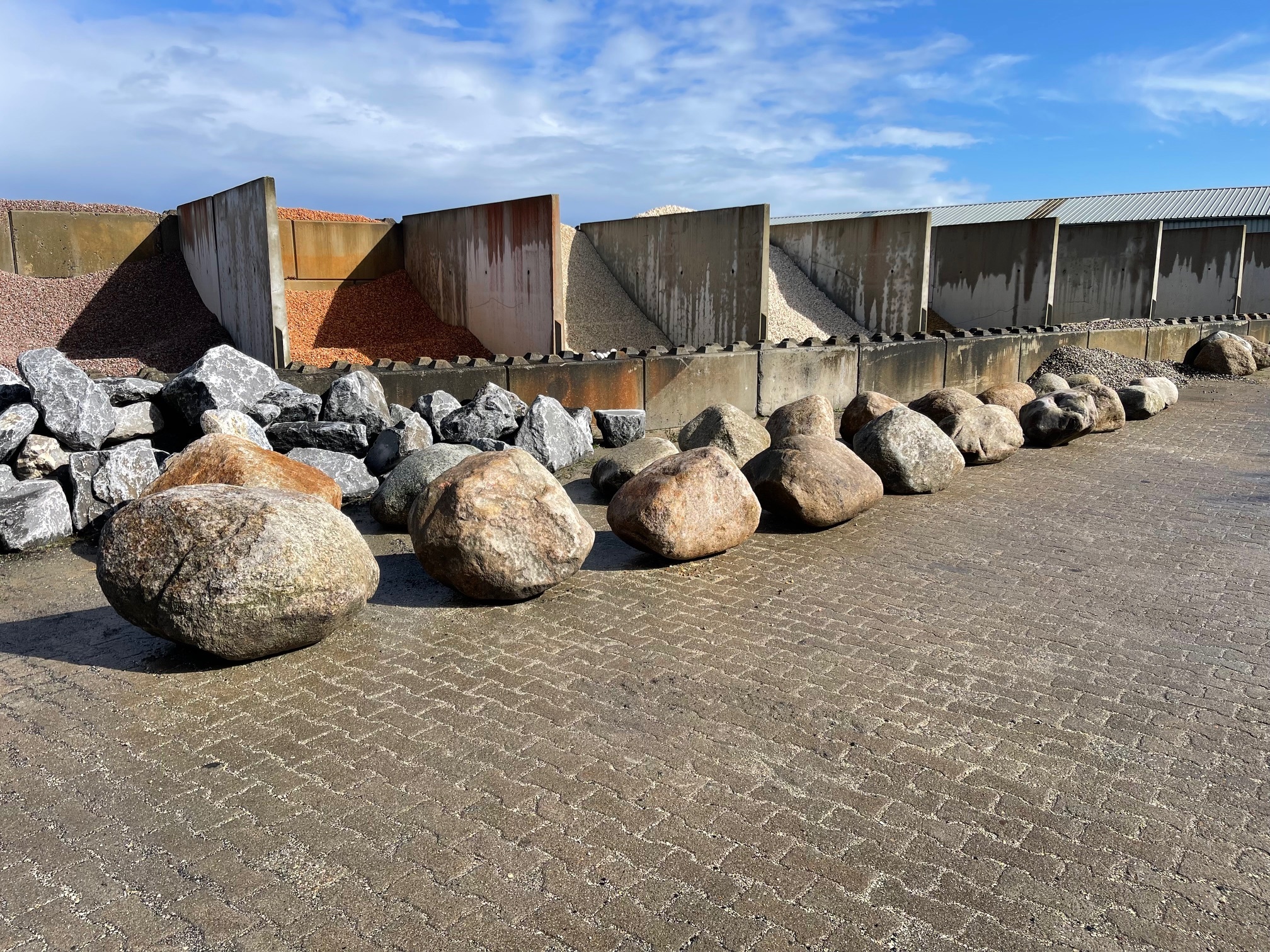 Gletsjer Bont zwerfkeien