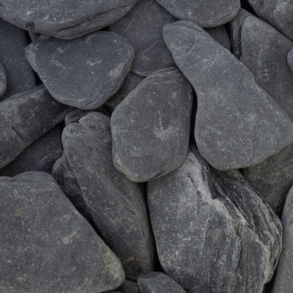 Flat Pebbles Black siergrind (bigbags)