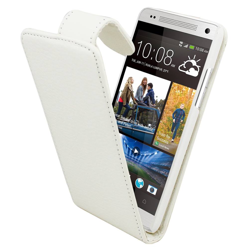 Rechtzetten Menagerry privacy Colorfone Hoesje Business HTC One Mini Wit - demo05-accessoires