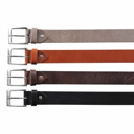 Van Buren Moderne Lederen Riem - 4 Kleuren - 3 Maten