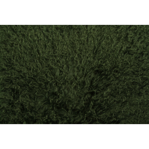 Van Buren sinds 1861 Groen gekruld Tibet Schapenvacht