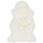 Witte schapenvacht aanbieding - Groot (ca. 90 - 110 cm)