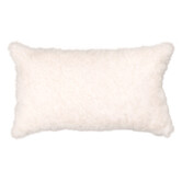 Schapenvacht kussen | Teddy wit - Crossbreed 30x50cm