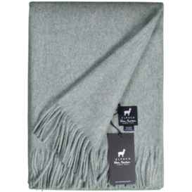 Alpaca Wollen Plaid | Mint | 200x150cm