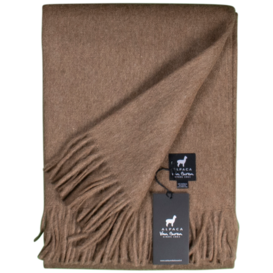 Alpaca Wollen Plaid | Karamel | 200x150cm